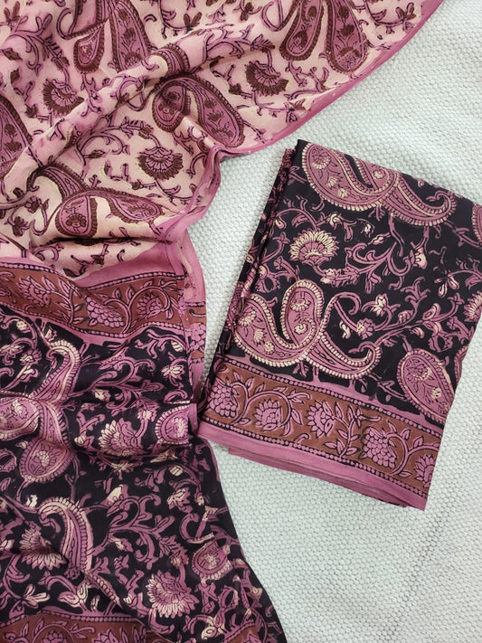 Ajrakh prints Modal silk suits